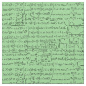Trigonometrie-Heizblech, grün Stoff (Nahaufnahme)