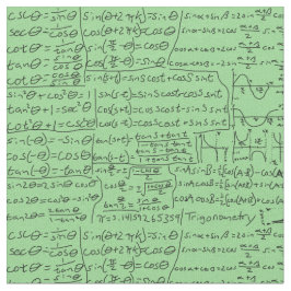 Trigonometrie-Heizblech, grün Stoff