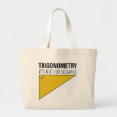 Trigonometrie Jumbo Stoffbeutel (Vorne)