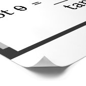 Trigonometrie-Poster: Gegenseitige Identifikation Poster (Ecke)