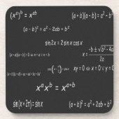 Trigonometrie u. Algebra Getränkeuntersetzer (Vorderseite)