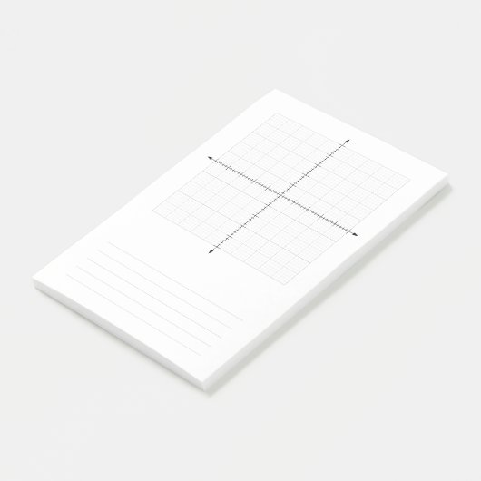 Trigonometrie X Y Koordiniert Graph Paper Post-it Klebezettel (angewinkelt)