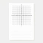 Trigonometrie X Y Koordiniert Graph Paper Post-it Klebezettel (Vorderseite)