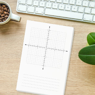 Trigonometrie X Y Koordiniert Graph Paper Post-it Klebezettel