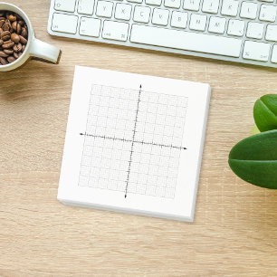 Trigonometrie X Y Koordiniert Graph Paper Post-it Klebezettel