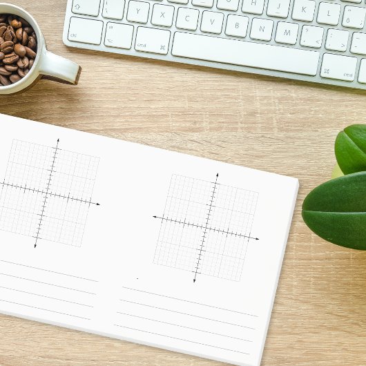 Trigonometrie X Y Koordiniert Graph Paper Post-it Klebezettel