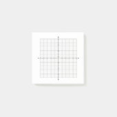 Trigonometrie X Y Koordiniert Graph Paper Post-it Klebezettel (Vorderseite)