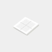 Trigonometrie X Y Koordiniert Graph Paper Post-it Klebezettel (angewinkelt)