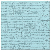 Trigonometry Cheat Sheet, blau Stoff (Nahaufnahme)