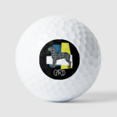 TriGrid-Monogramm-Silhouette Golfball (Vorderseite)