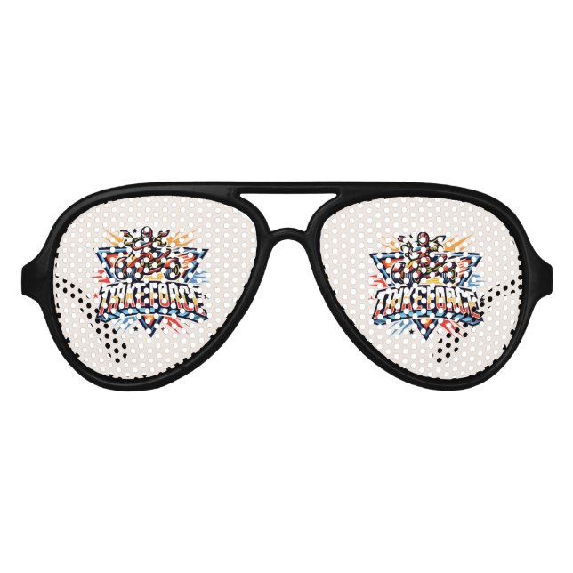 Trike Force Sunglasses Partybrille (Vorderseite)