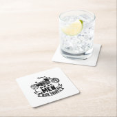 Trike Geschenke für Männer | Triker Trikes Motorra Rechteckiger Pappuntersetzer (Vor Ort)