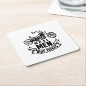 Trike Geschenke für Männer | Triker Trikes Motorra Rechteckiger Pappuntersetzer (angewinkelt)