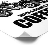 Trike-Geschenke | Triker-Motorrad-Trips Redewendun Poster (Ecke)