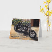 Trike-Motorrad Karte (Gelbe Blume)