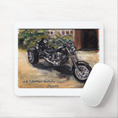 Trike Motorrad Mousepad (Mit Mouse)