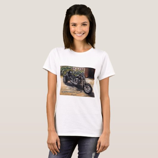 Trike Motorrad T-Shirt (Vorne ganz)