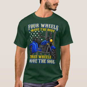 Trike Three Wheels Motorradfahrer T-Shirt