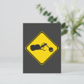 Trike Xing! Postkarte (Stehend Vorderseite)