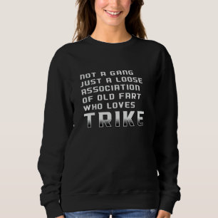 Triker Motorrad Trikers Motorrad Funny Retro Sweatshirt