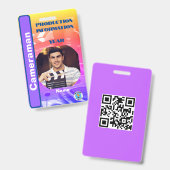 Trikolor Ausweis (Vorder- & Rückseite)