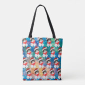 Trikolore Cat Funny Christmas Holidays Tasche (Rückseite)