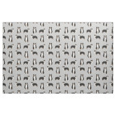 Trikolorierter Aussie-Hund grau Stoff (Fat Quarter (45,7 x 55,9 cm))