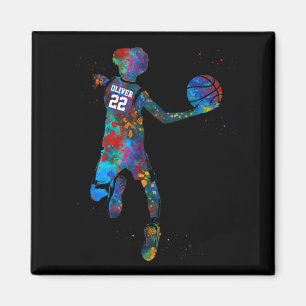 Trikot Basketball Spieler 1 Magnet