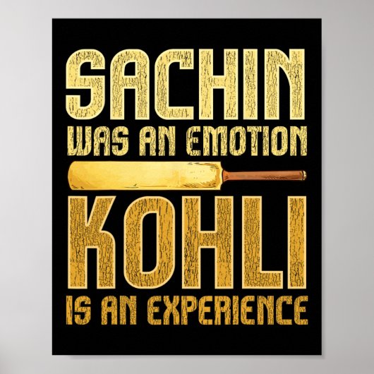 Trikot der indischen Cricket-Mannschaft Poster (Vorne)