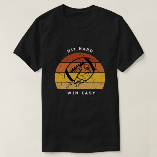 Trikot 'Hart treffen, leicht gewinnen' T-Shirt (Design vorne)