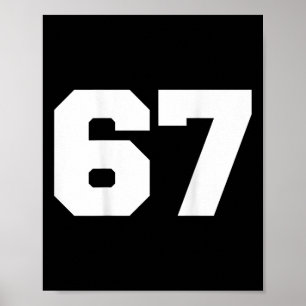 Trikot Sportler #67 Fan Ck Druck Va Nummer 67 Poster
