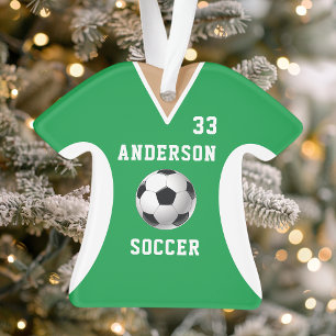 Trikot Sportteam Uniform Grün Ornament