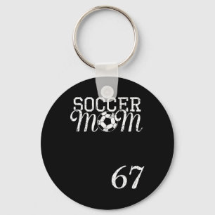Trikotnummer 67 der Fußballmutter Lieblingsspieler Schlüsselanhänger