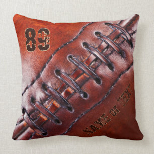 Trikotnummer, Name Cool Vintage Fußballkissen Kissen