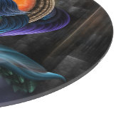 Trilia - Göttin des orangen Mondes Schneidebrett (Ecke)