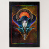 Trilia Red Nebula Portrait Puzzle (Vertikal)