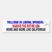 TRILLIONEN IN DER LIBERALEN AUSGABE… AUTOAUFKLEBER (Vorne)