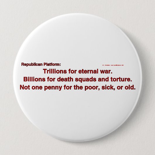 TrillionsEternalWar Button (Vorderseite)