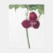 Trillium Botanical Fleecedecke (Vorderseite)