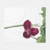 Trillium Botanical Fleecedecke (Vorderseite (Horizontal))