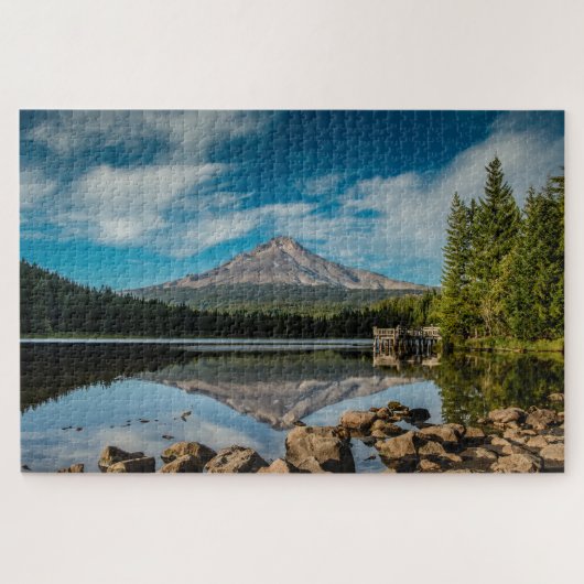 Trillium Lake Monument Oregon Puzzle (Horizontal)