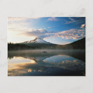 Trillium Lake   National Forest of Mount Hood, OR Postkarte