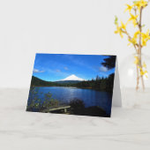 Trillium Lake, OR Karte (Gelbe Blume)