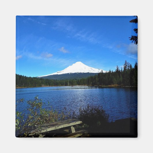 Trillium Lake, OR Magnet (Vorne)