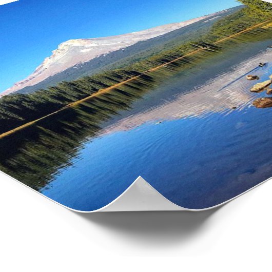 Trillium Lake, OR Poster (Ecke)