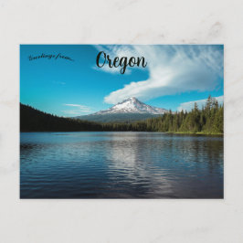Trillium Lake Oregon Postkarte