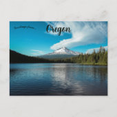 Trillium Lake Oregon Postkarte (Vorderseite)