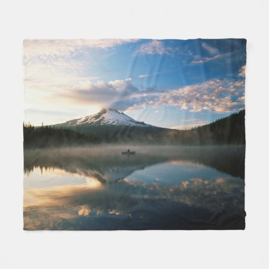 Trillium-See| Nationalwald des Mount Hood, ODER Fleecedecke (Vorderseite (Horizontal))