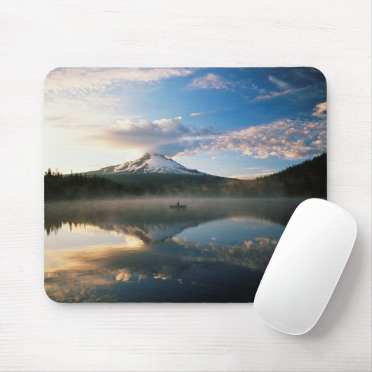 Trillium-See| Nationalwald des Mount Hood, ODER Mousepad (Mit Mouse)
