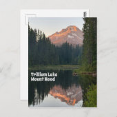 Trillium Seen Hochgebirge Postkarte (Vorne/Hinten)